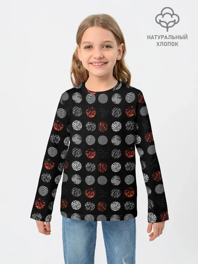 Детский лонгслив с принтом «Blurryface album art»