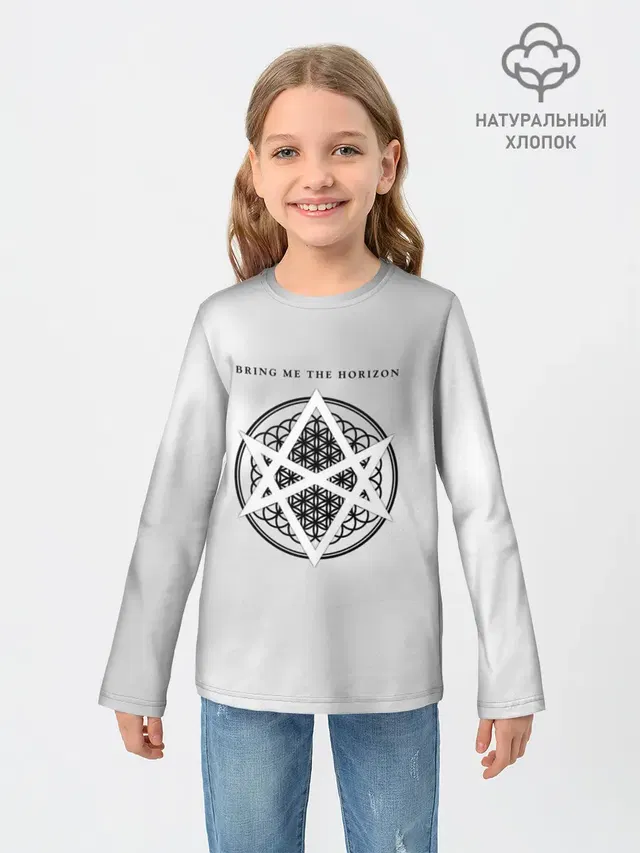 Детский лонгслив с принтом «Bring Me the Horizon»