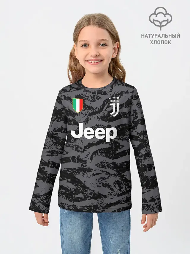 Детский лонгслив с принтом «Ювентус — Buffon away 19-20»
