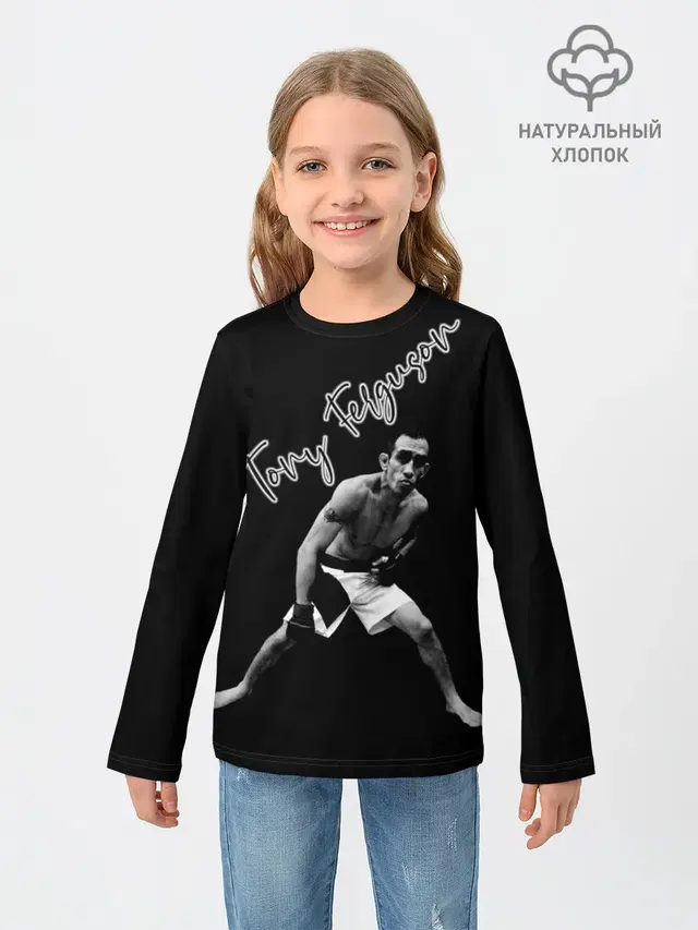Детский лонгслив с принтом «MMA — Tony Ferguson»