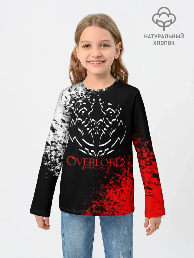 Оверлорд лого краснобелый