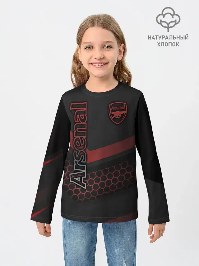 Детский лонгслив с принтом «Arsenal — Arsenal F.C.»