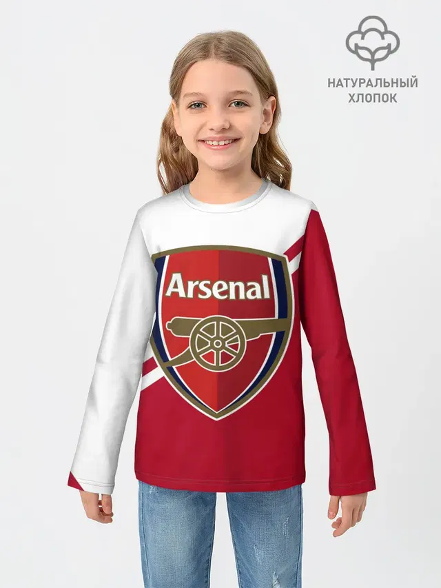 Детский лонгслив с принтом «Arsenal — Arsenal FC»