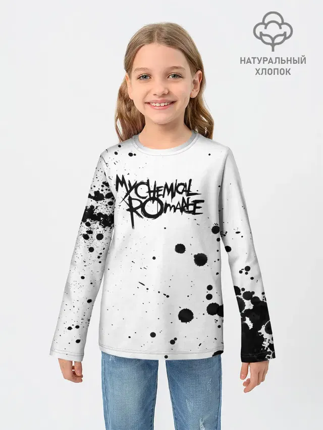 Детский лонгслив с принтом «My Chemical Romance»