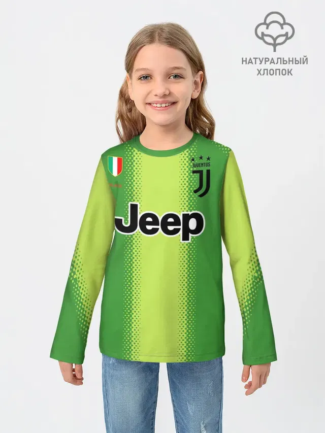 Детский лонгслив с принтом «Ювентус — Buffon Palace away 19-20»