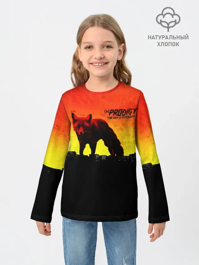 Детский лонгслив с принтом «Prodigy — The Prodigy»