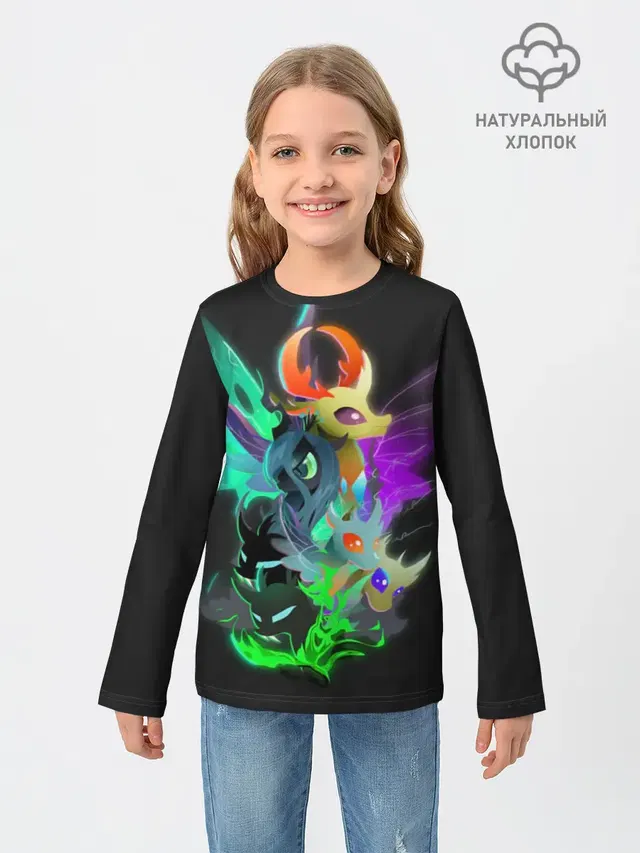 Детский лонгслив с принтом «My Little Pony»