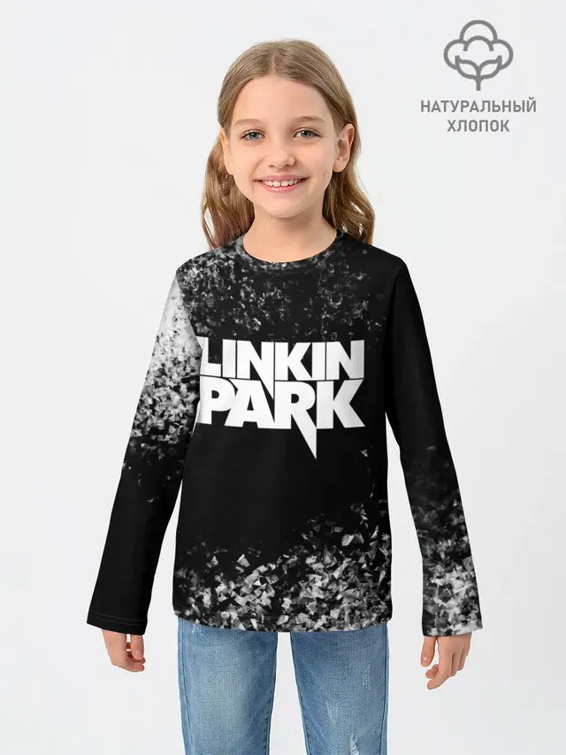 Детский лонгслив с принтом «Linkin Park»