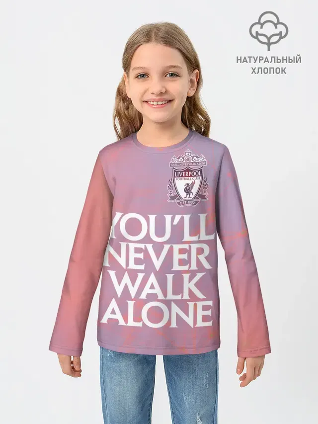 Детский лонгслив с принтом «Liverpool Football Club»