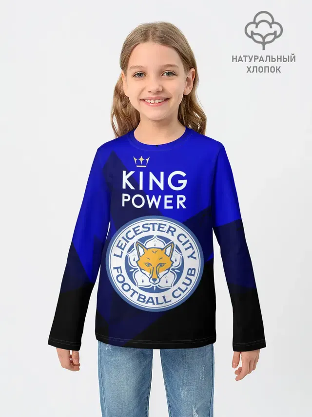 Детский лонгслив с принтом «Leicester City»