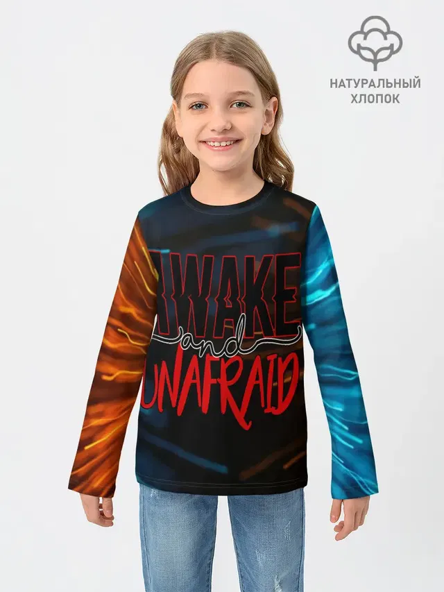 Детский лонгслив с принтом «My Chemical Romance — Awake unafraid»