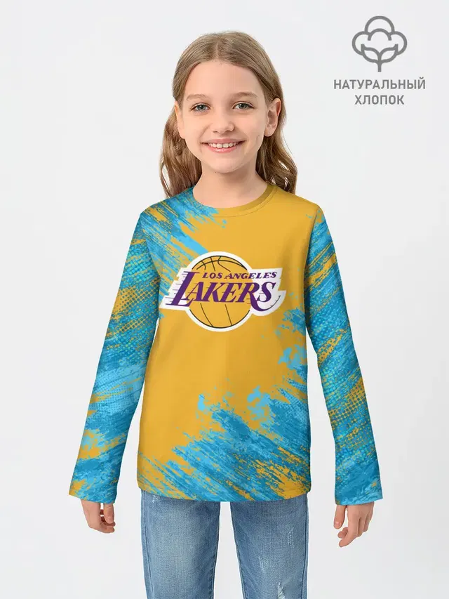 Детский лонгслив с принтом «Лейкерс — Kobe Bryant»