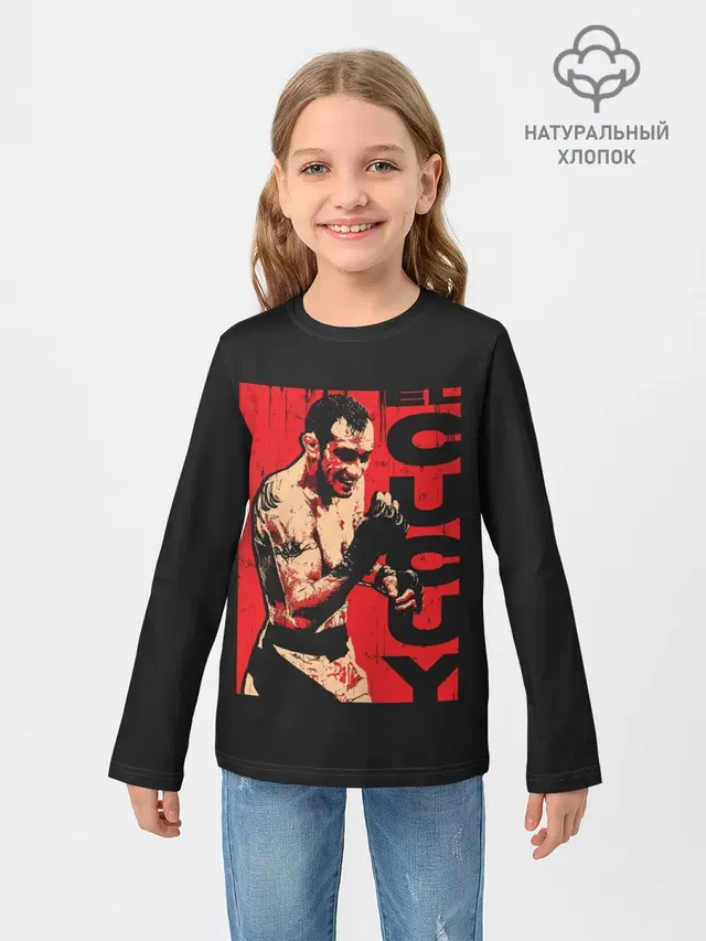 Детский лонгслив с принтом «MMA — Tony Ferguson»