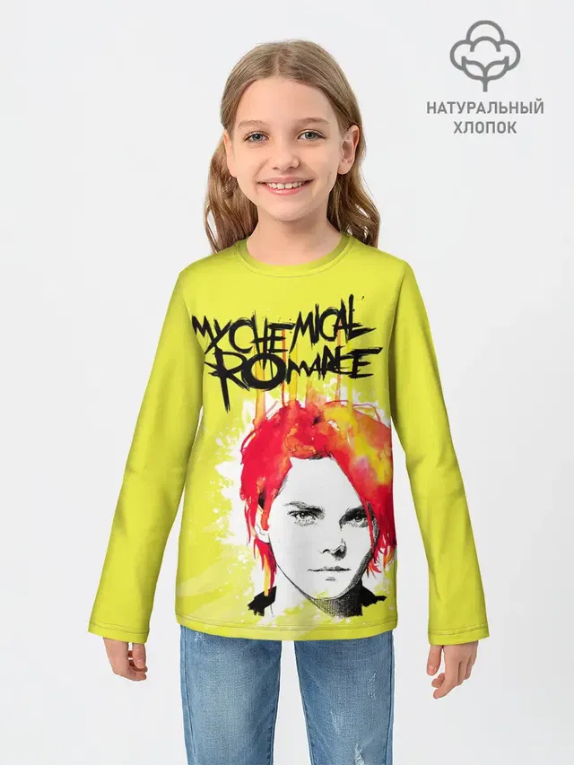 Детский лонгслив с принтом «My Chemical Romance»