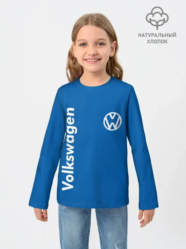 Детский лонгслив с принтом «Volkswagen»