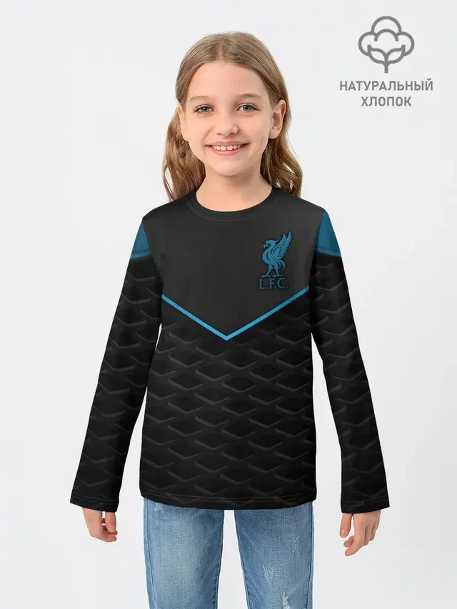 Детский лонгслив с принтом «Football — Liverpool F.C.»
