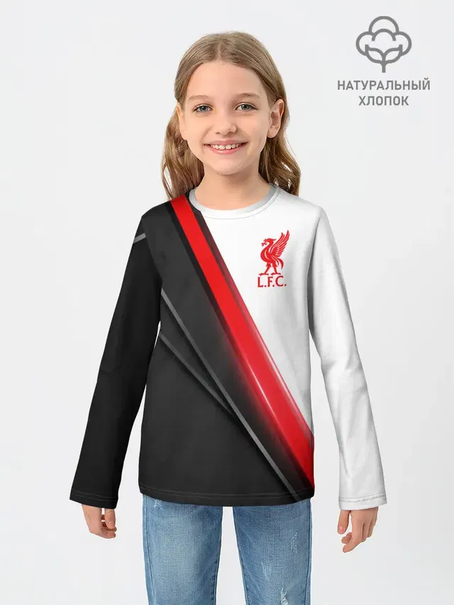Детский лонгслив с принтом «Liverpool bird crest — Liverpool F.C.»