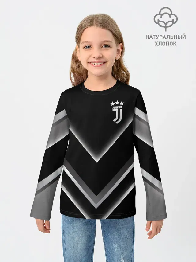 Детский лонгслив с принтом «Ювентус — Juventus F.C.»