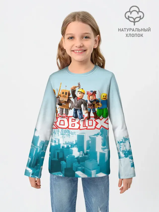 Детский лонгслив с принтом «Роблокс — ROBLOX [5]»