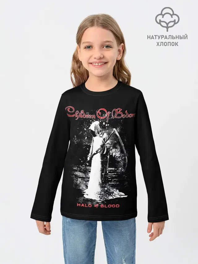 Детский лонгслив с принтом «Children of Bodom 7»