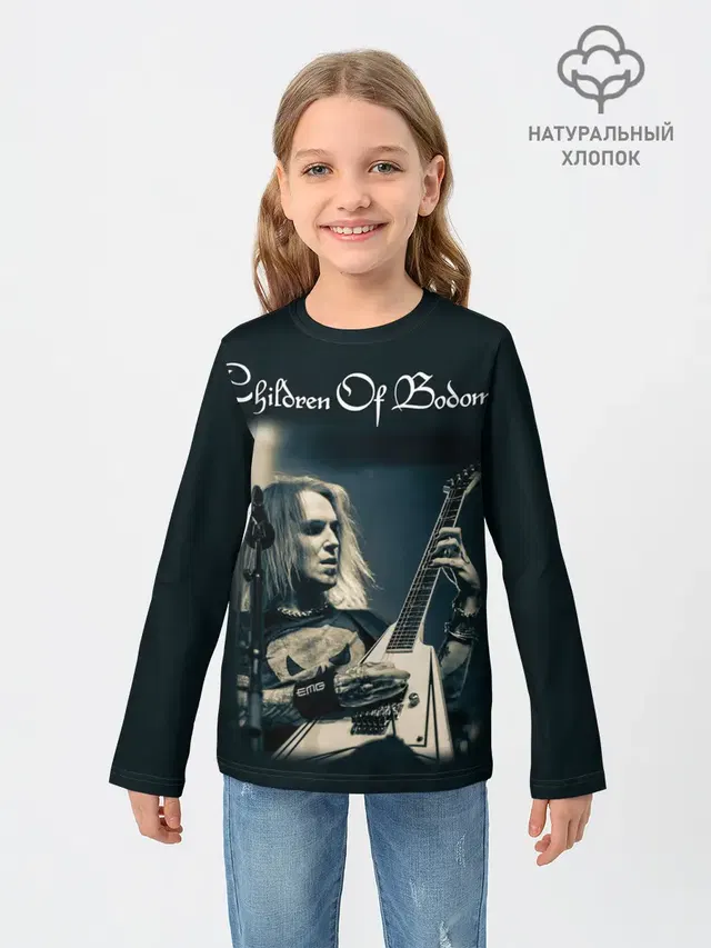 Детский лонгслив с принтом «Children of Bodom — Children of Bodom 20»