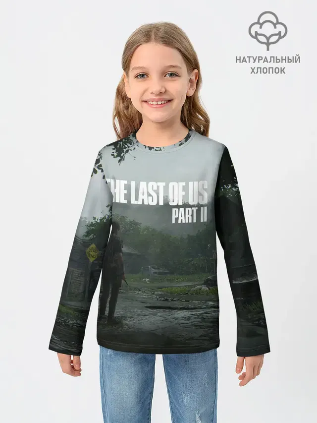 Детский лонгслив с принтом «Post-apocalyptic — The last of Us 2»