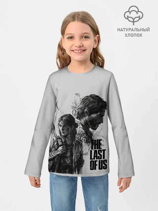 Детский лонгслив с принтом «Fern tattoo — The Last of Us 2»