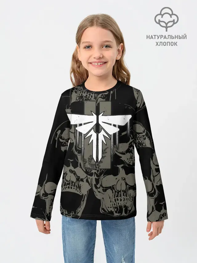 Детский лонгслив с принтом «Firefly logo — The Last of Us 2»
