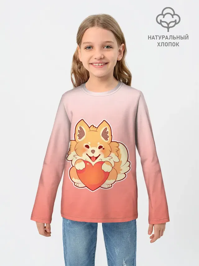 Собака корги сердечко милота