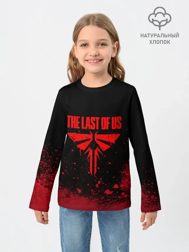 Детский лонгслив с принтом «Firefly emblem — The Last of Us: Part 2»