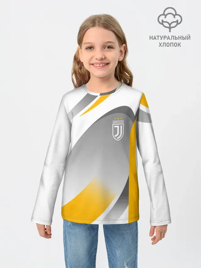 Детский лонгслив с принтом «Ювентус — Juventus Uniform»