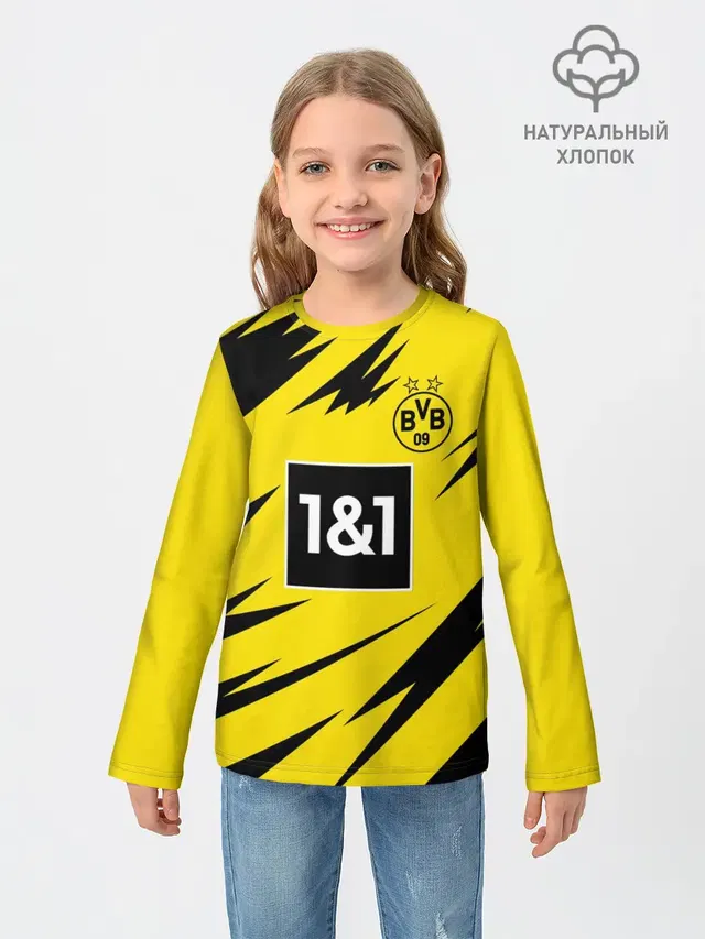 Детский лонгслив с принтом «Borussia — Reus Borussia Dortmund 20-21»