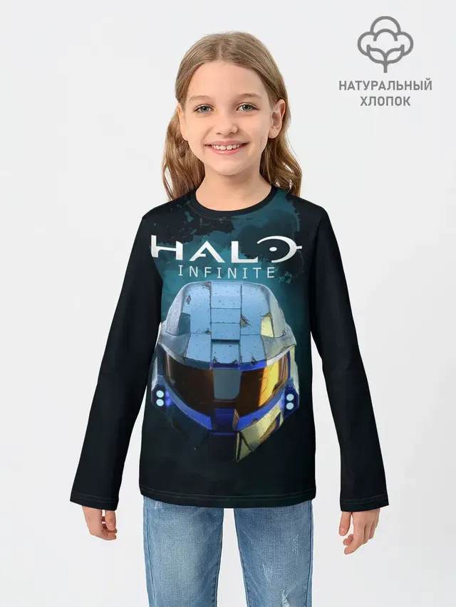 Детский лонгслив с принтом «Halo — Halo Infinite»