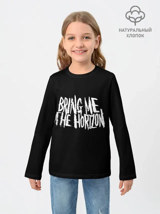 Детский лонгслив с принтом «Bring Me the Horizon»