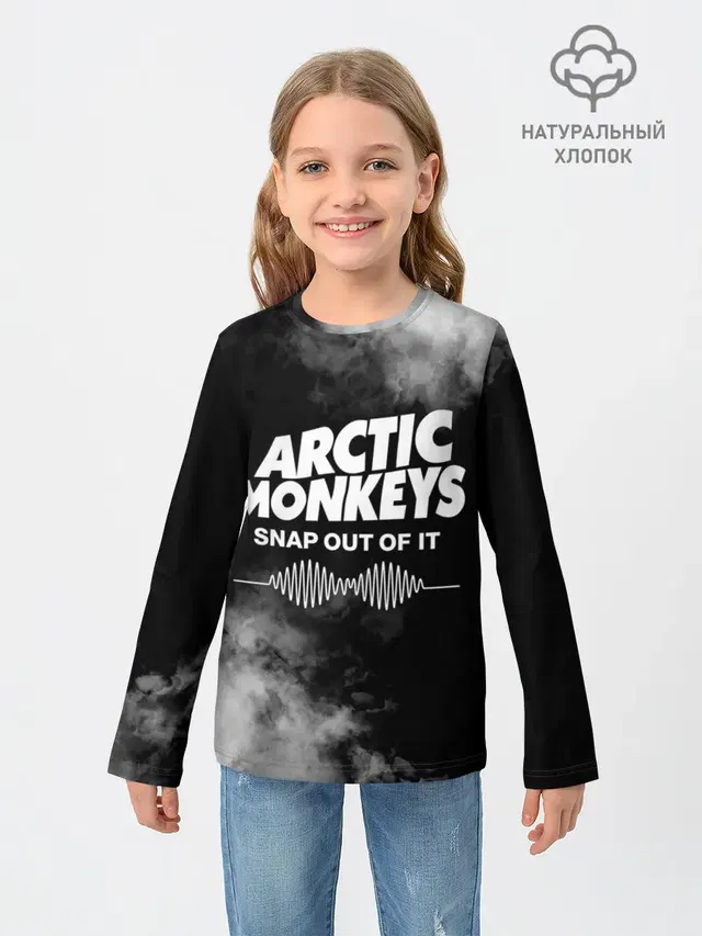 Детский лонгслив с принтом «Arctic Monkeys»
