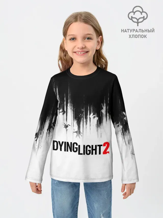 Детский лонгслив с принтом «Dying Light — Dying Light 2»