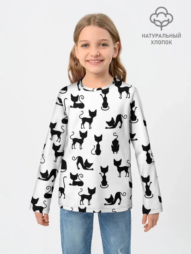 КОШКИ БЕЛОЕ НА ЧЕРНОМ