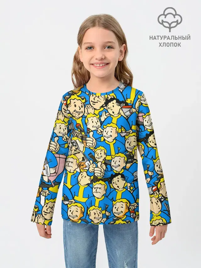 Детский лонгслив с принтом «Fallout»