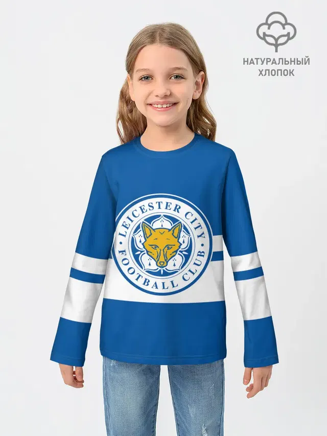 Детский лонгслив с принтом «Leicester City»