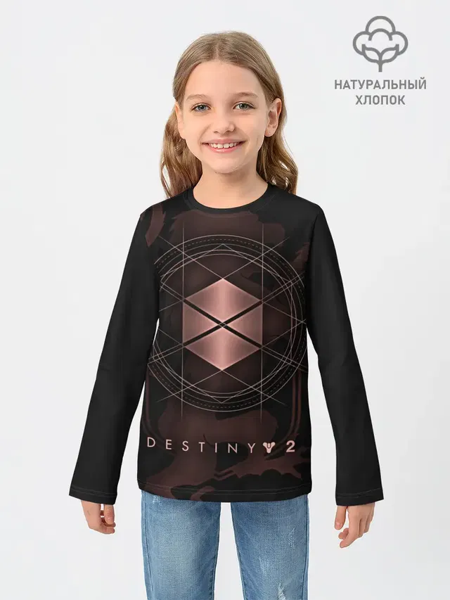 Детский лонгслив с принтом «Destiny — DESTINY, TITAN»