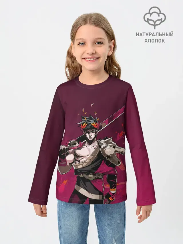 Детский лонгслив с принтом «Cerberus»