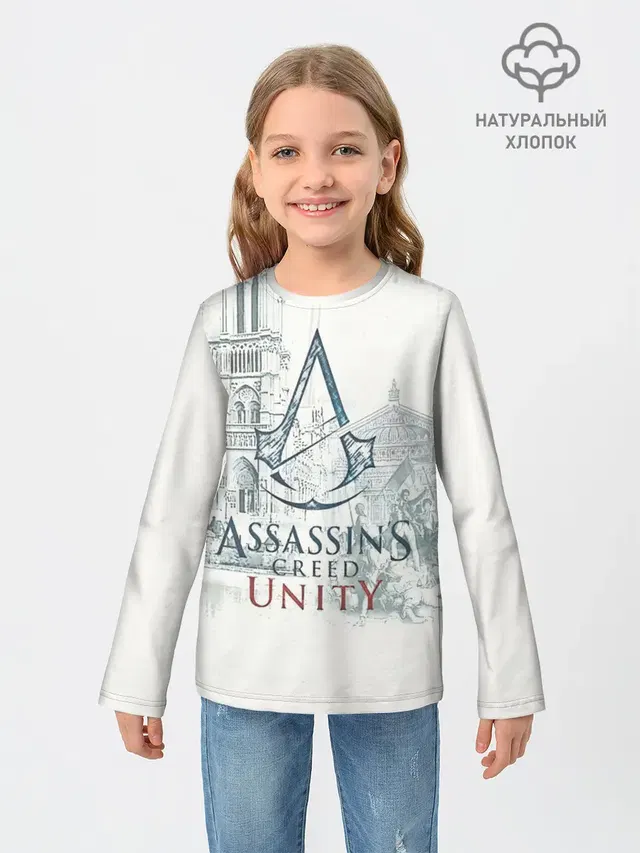 Детский лонгслив с принтом «Assassin’s Creed Unity»