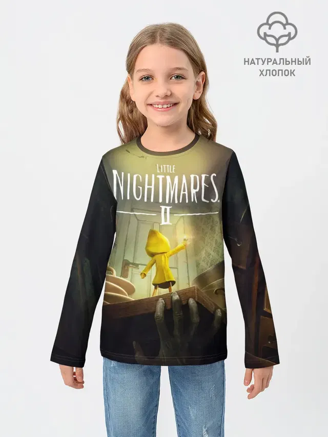 Детский лонгслив с принтом «Six — Little Nightmares 2»