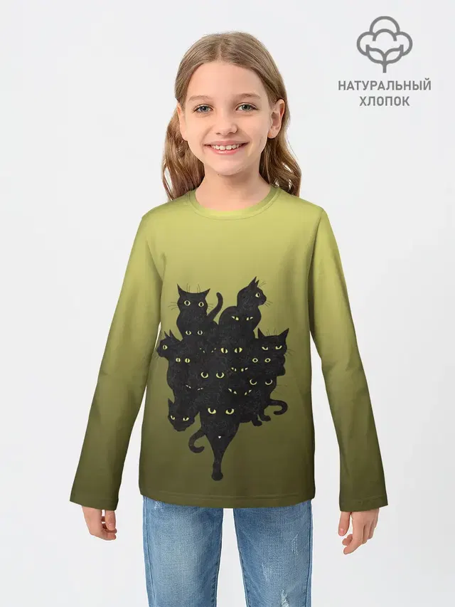 много черных котов