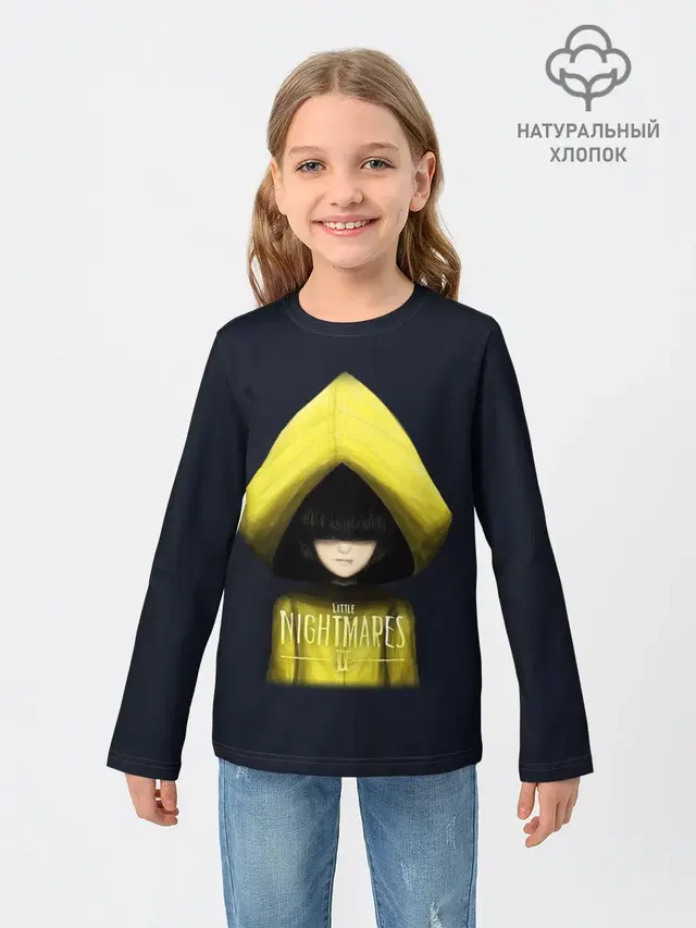 Детский лонгслив с принтом «Little Nightmares — Little Nightmares 2»