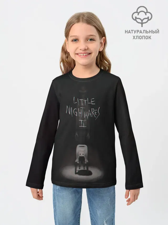 Детский лонгслив с принтом «Little Nightmares — Little Nightmares 2»