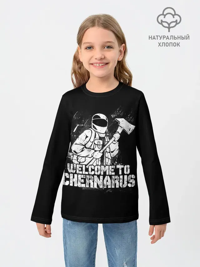 Детский лонгслив с принтом «DayZ Chernarus»