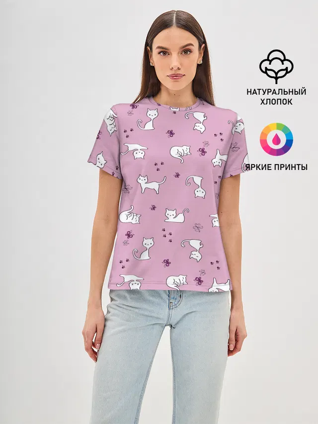 Белая кошка