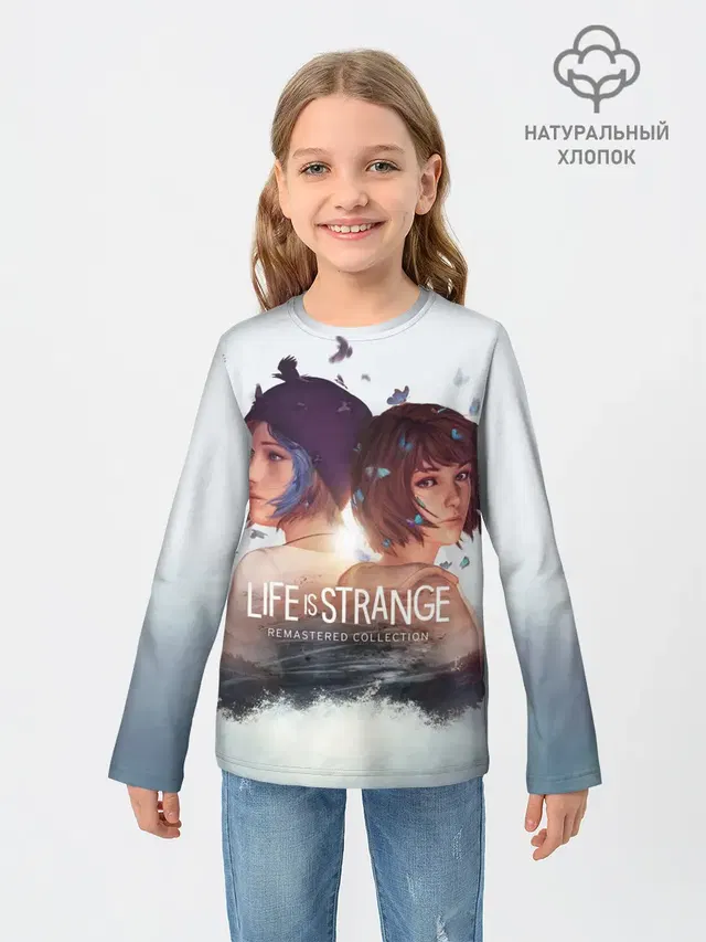 Детский лонгслив с принтом «Life is strange Remaster»