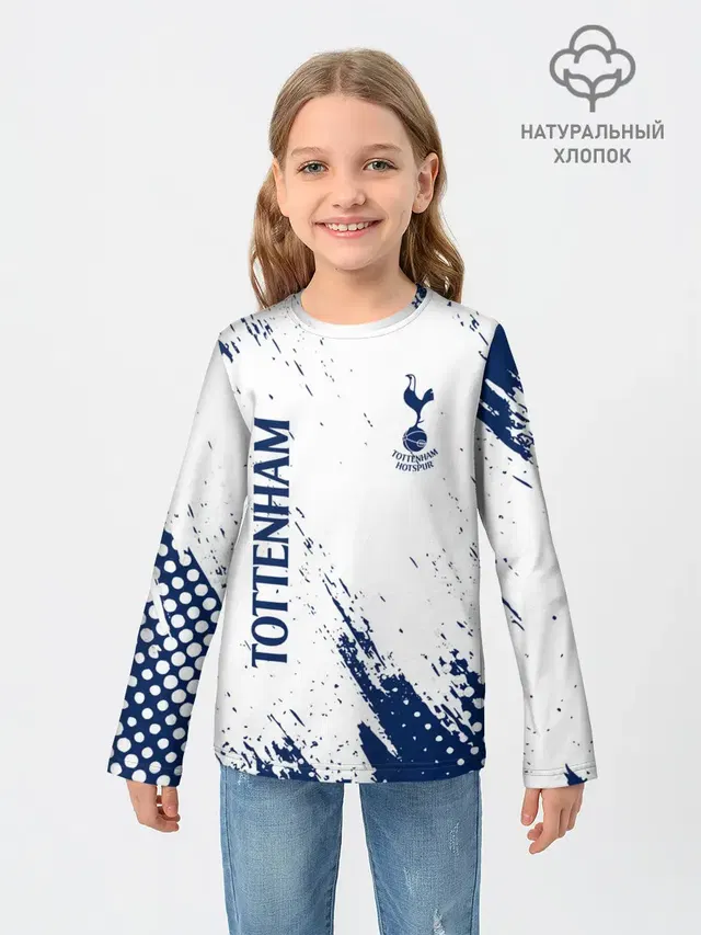 Детский лонгслив с принтом «Tottenham — TOTTENHAM HOTSPUR.»